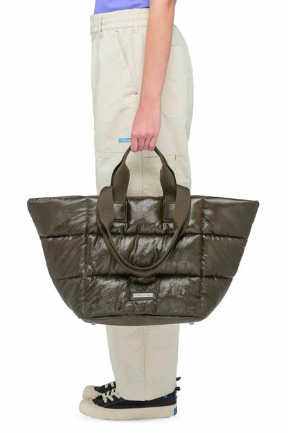 Beyond The Vines BTV Glazed Poofy Trapeze Bag