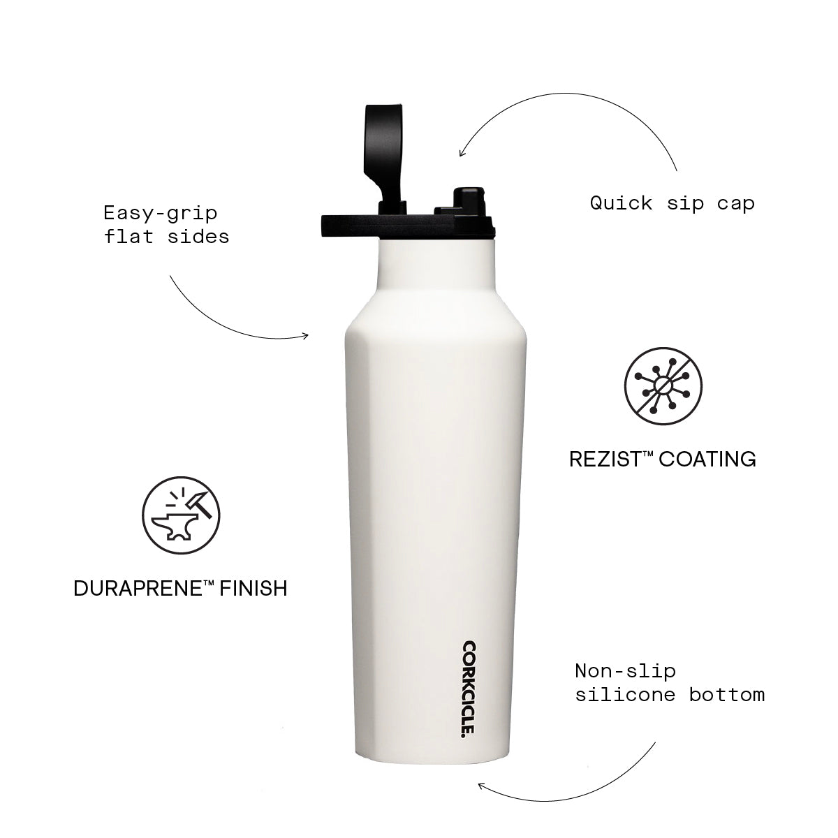 CORKCICLE® Sport Canteen 32oz Water Bottle