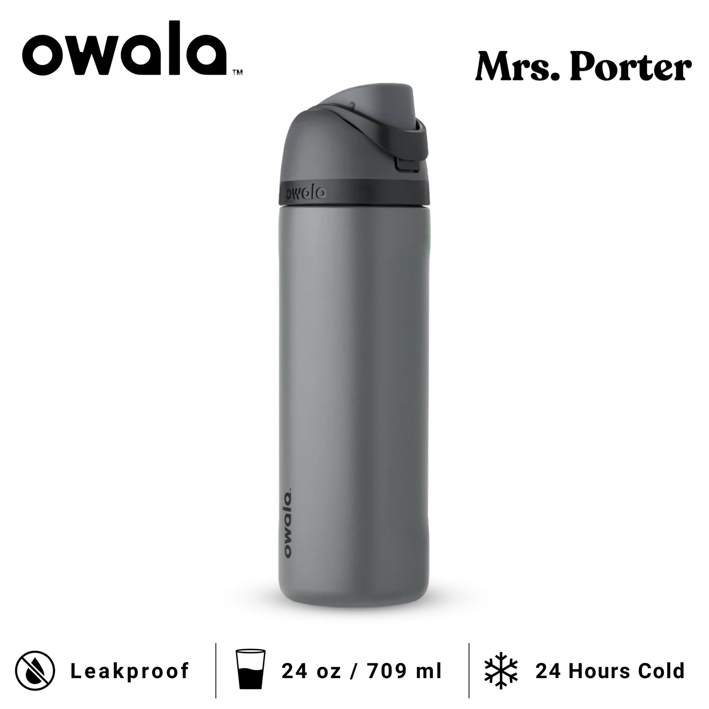 Owala FreeSip™ 24-Ounce (709ml) Insulated Stainless-Steel Water Bottle