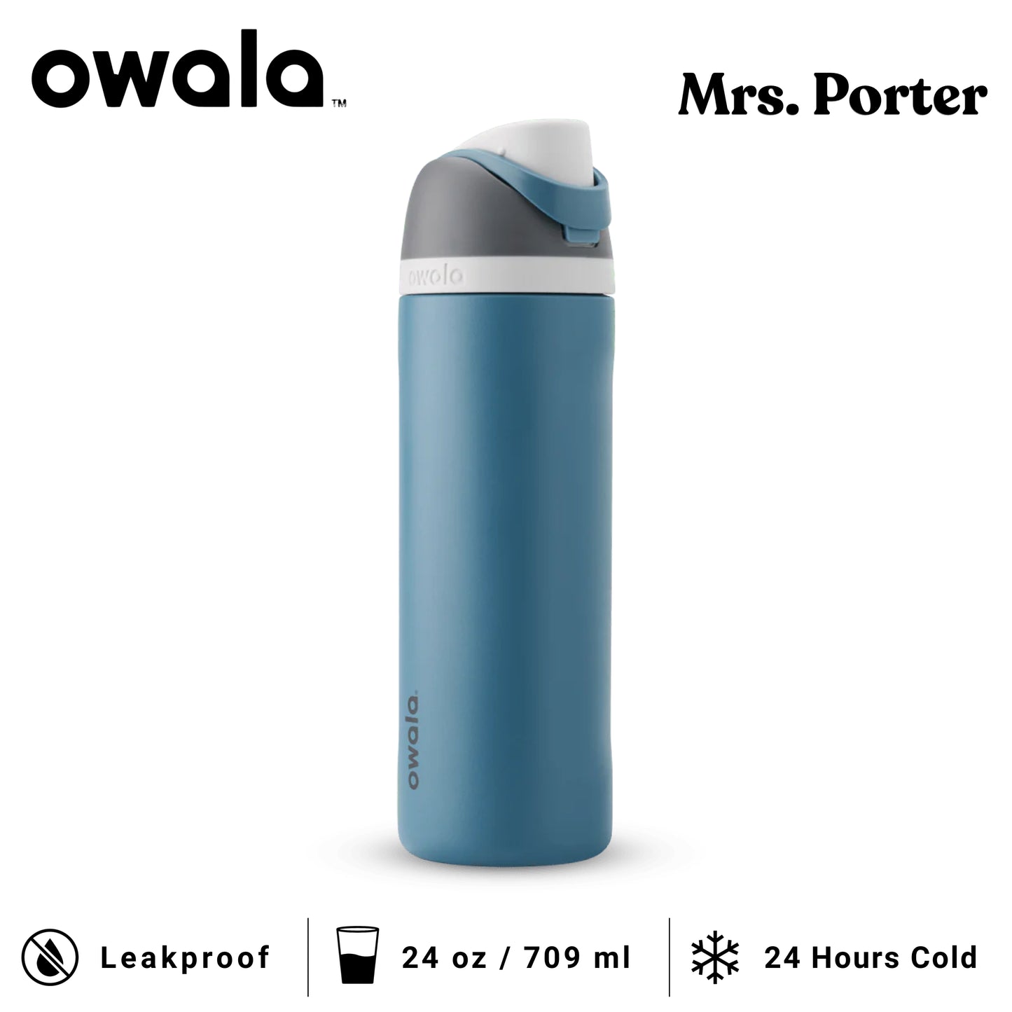 Owala FreeSip™ 24-Ounce (709ml) Insulated Stainless-Steel Water Bottle