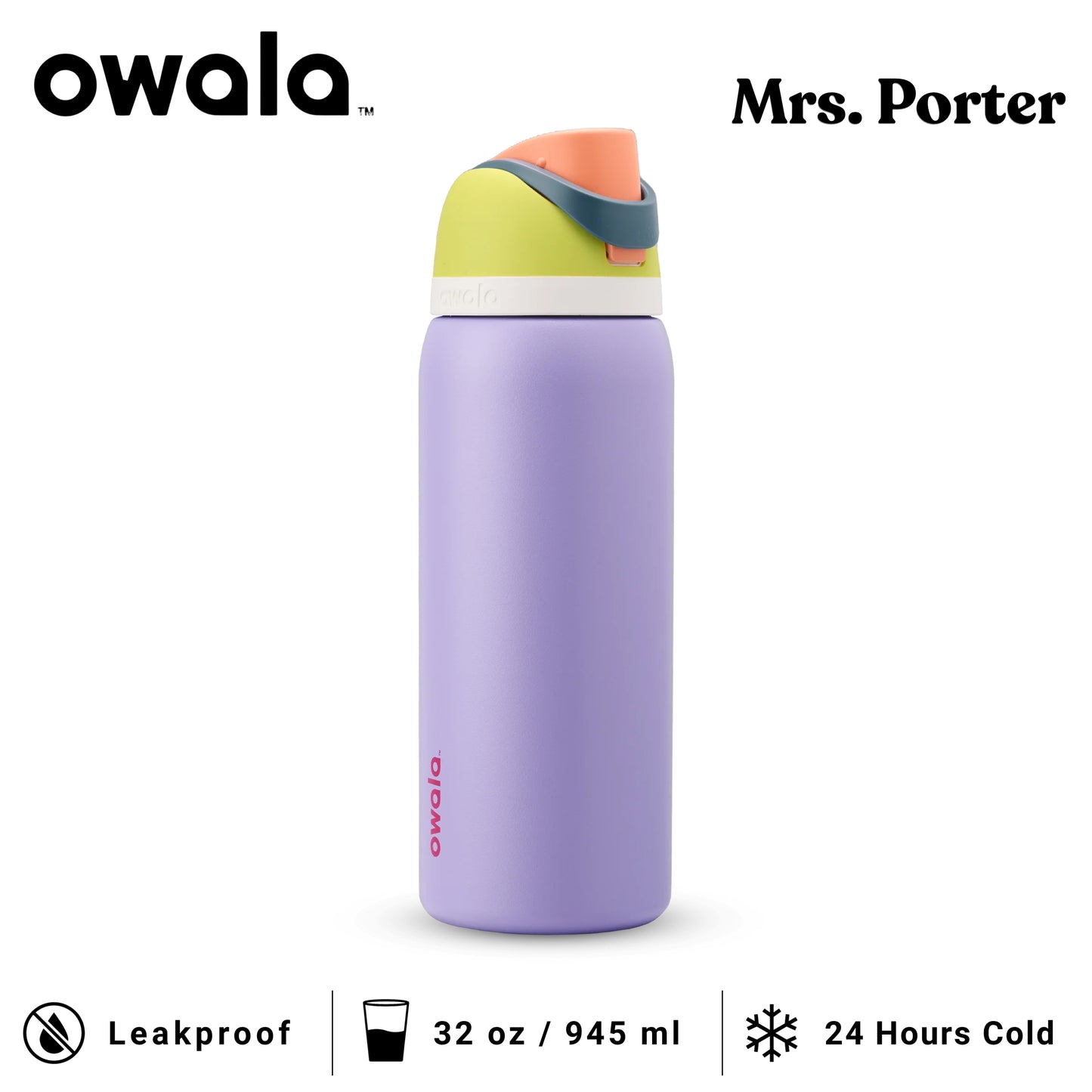 Owala FreeSip™ 32-Ounce (945ml) Insulated Stainless-Steel Water Bottle