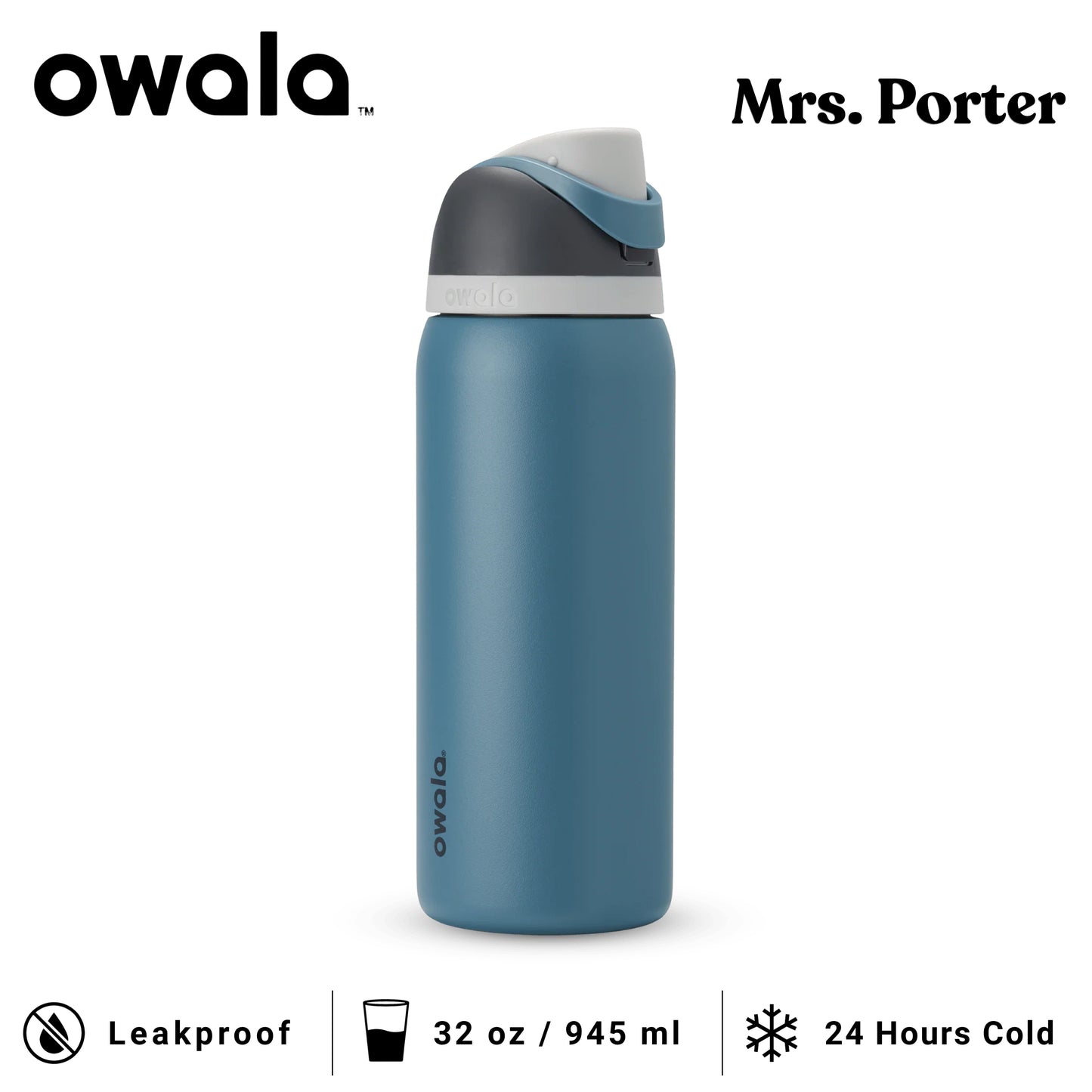 Owala FreeSip™ 32-Ounce (945ml) Insulated Stainless-Steel Water Bottle