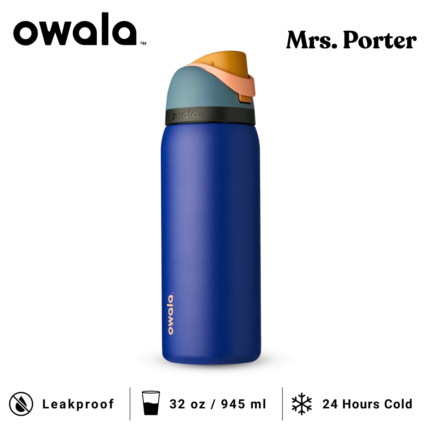 Owala FreeSip™ 32-Ounce (945ml) Insulated Stainless-Steel Water Bottle