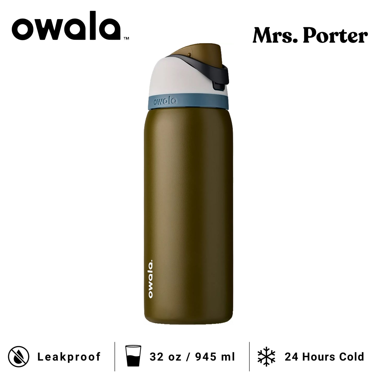 Owala FreeSip™ 32-Ounce (945ml) Insulated Stainless-Steel Water Bottle