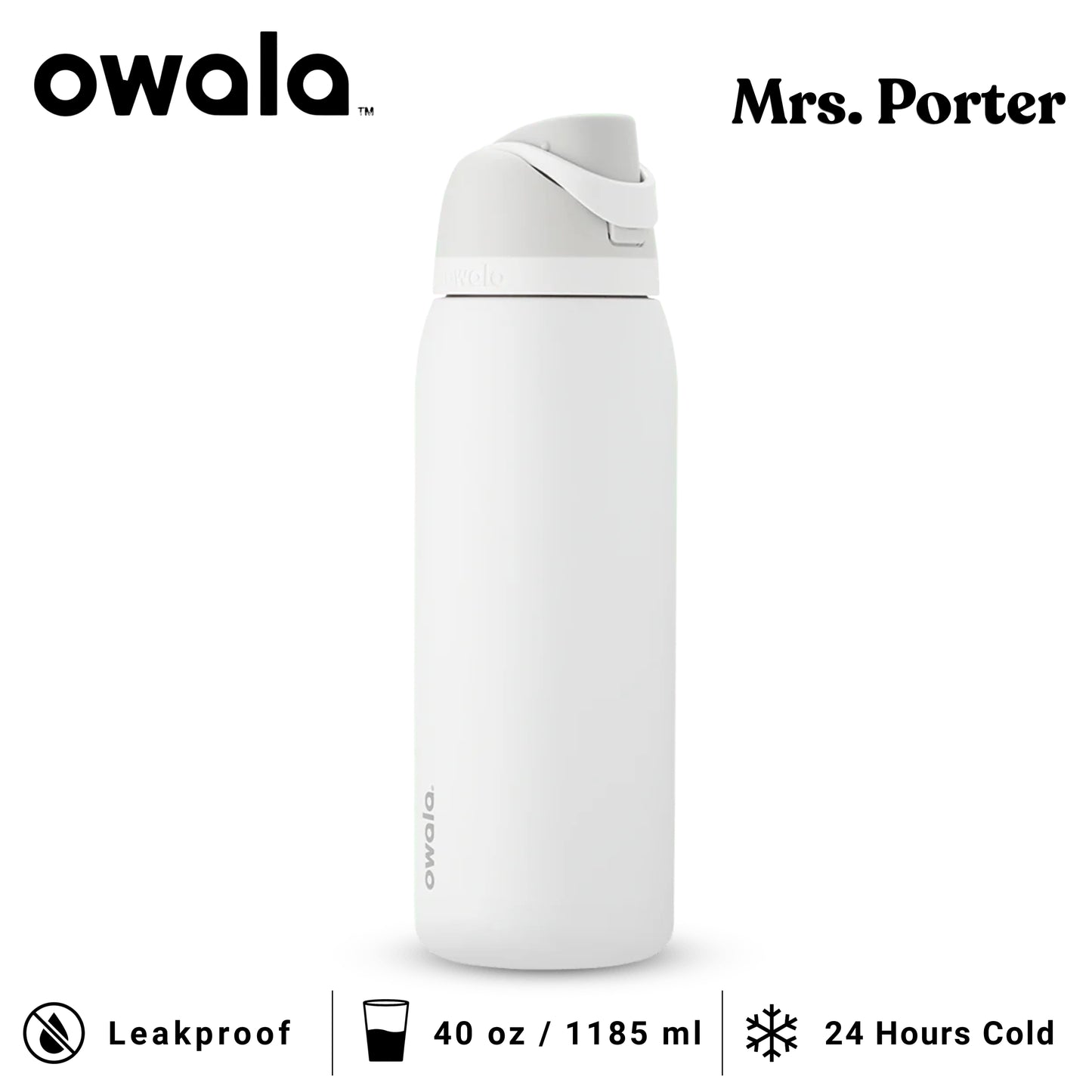 Owala FreeSip™ 40oz (1183ml) Insulated Stainless-Steel Water Bottle