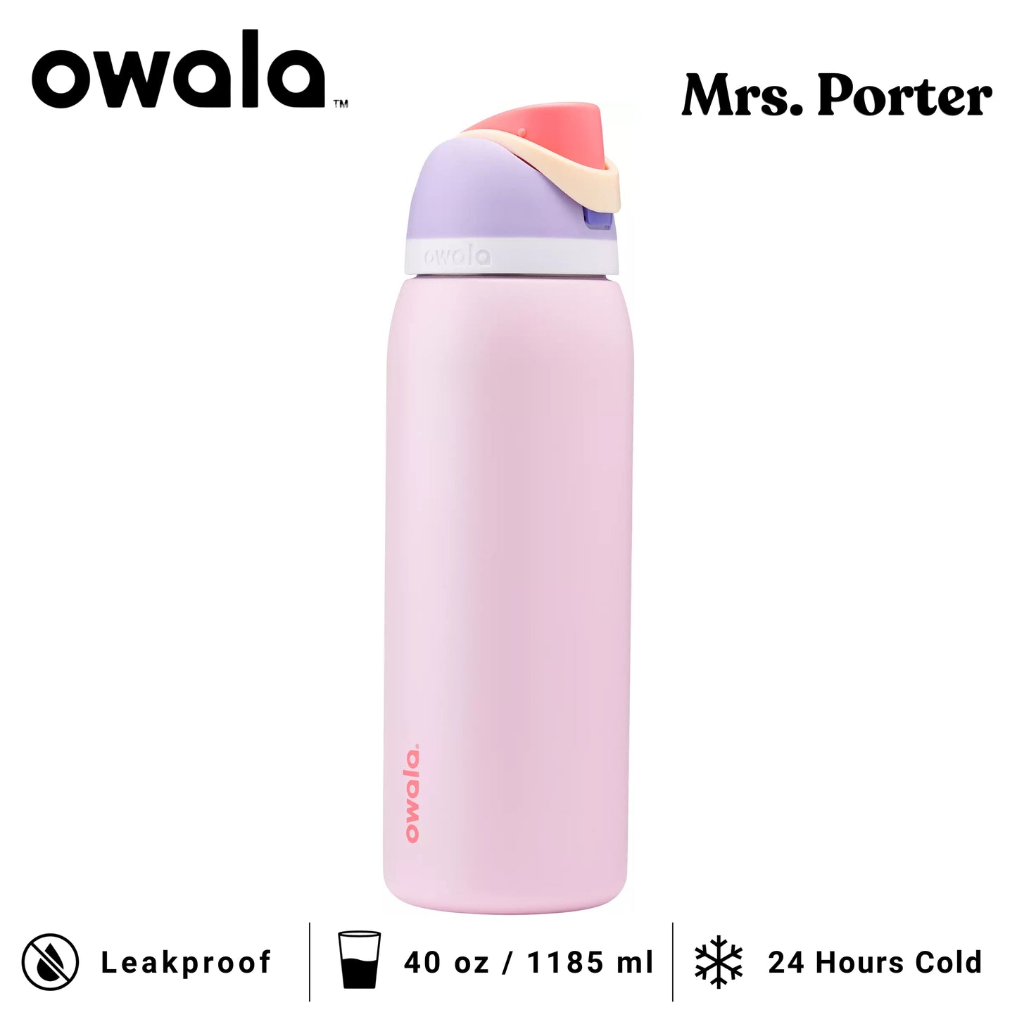 Owala FreeSip™ 40oz (1183ml) Insulated Stainless-Steel Water Bottle