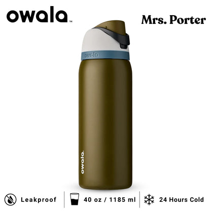 Owala FreeSip™ 40oz (1183ml) Insulated Stainless-Steel Water Bottle