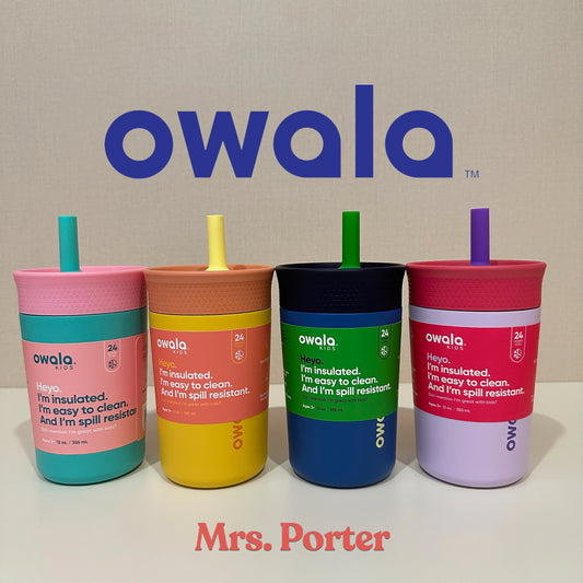 Owala Kids' 12oz (354ml) Insulated Stainless Steel Tumbler