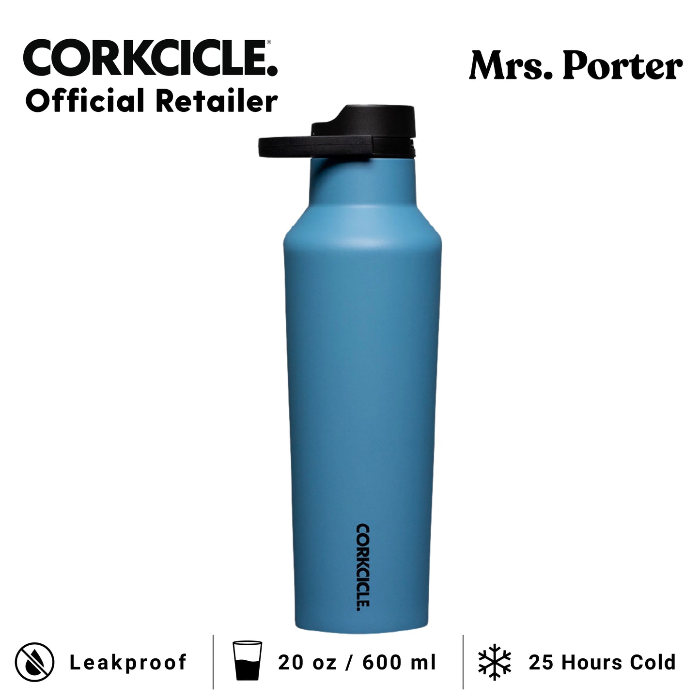 CORKCICLE® Sport Canteen 20oz Water Bottle