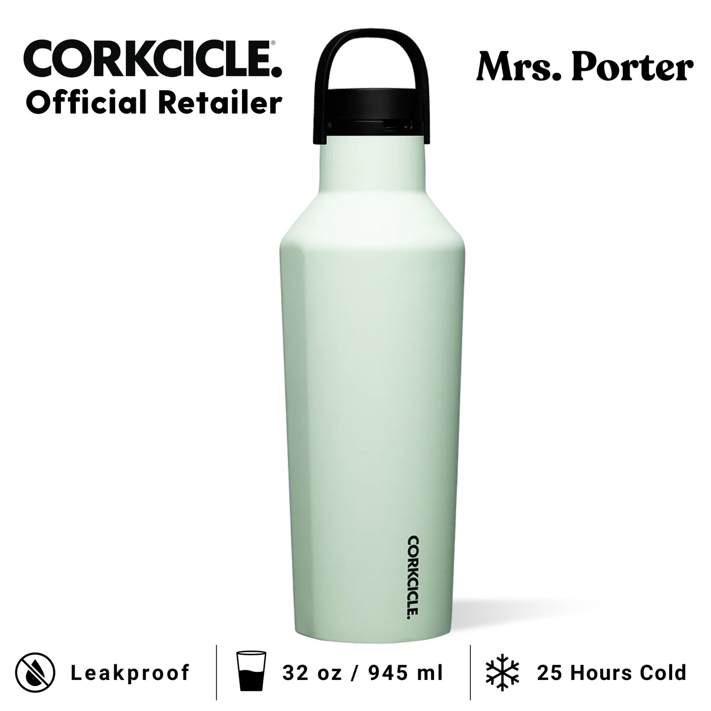 CORKCICLE® Sport Canteen 32oz Water Bottle