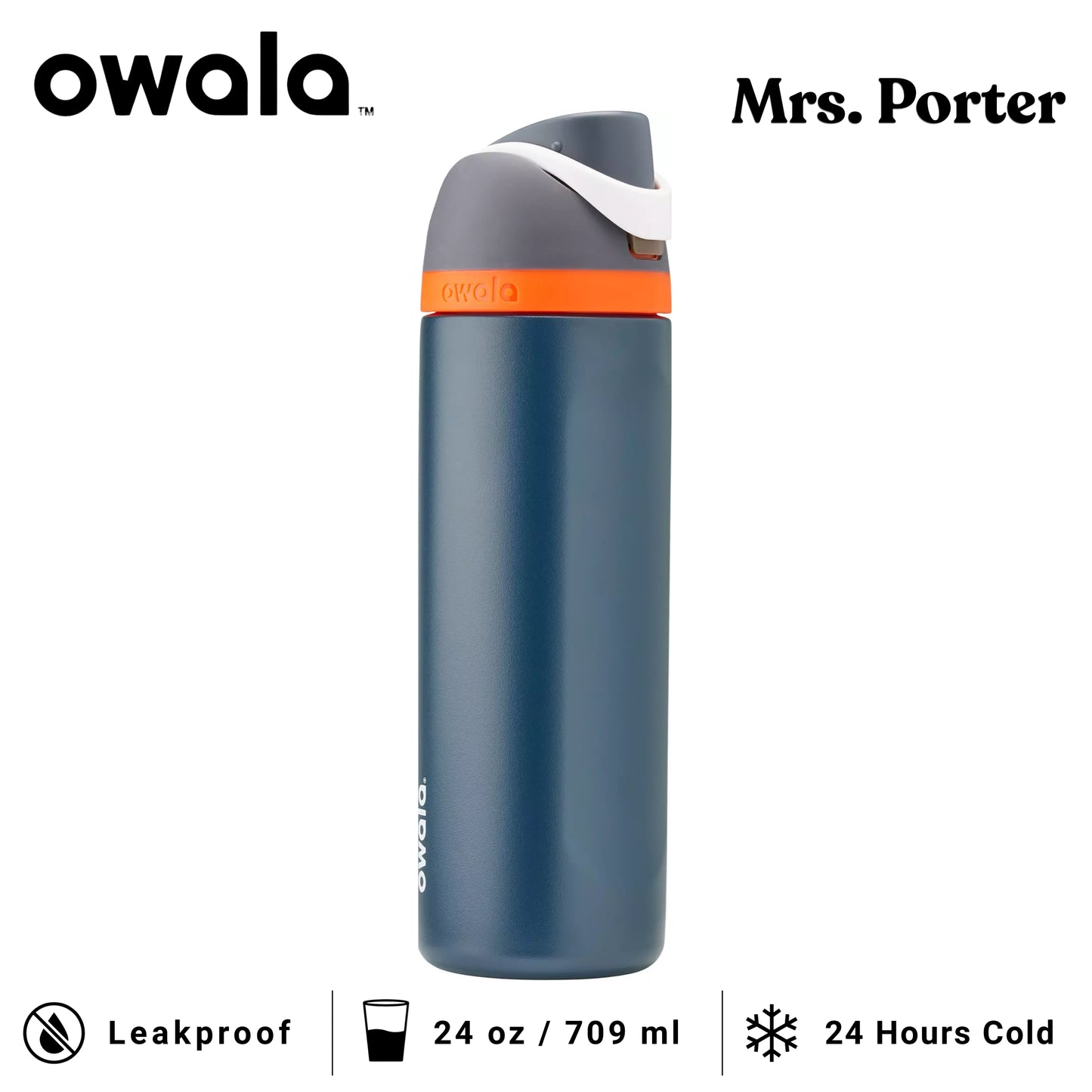 Owala FreeSip™ 24-Ounce (709ml) Insulated Stainless-Steel Water Bottle