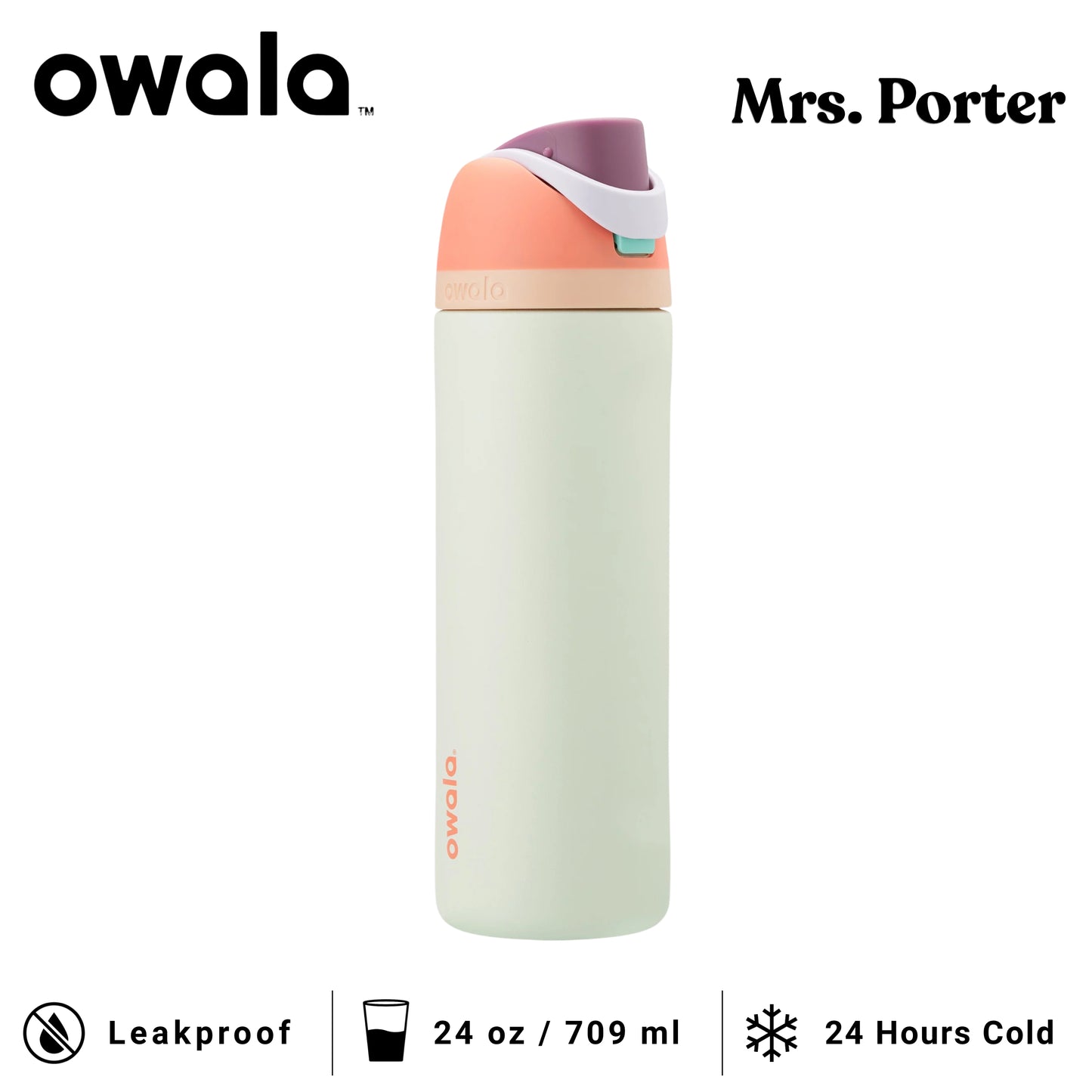 Owala FreeSip™ 24-Ounce (709ml) Insulated Stainless-Steel Water Bottle