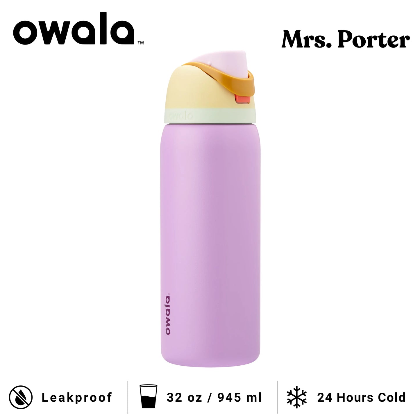 Owala FreeSip™ 32-Ounce (945ml) Insulated Stainless-Steel Water Bottle