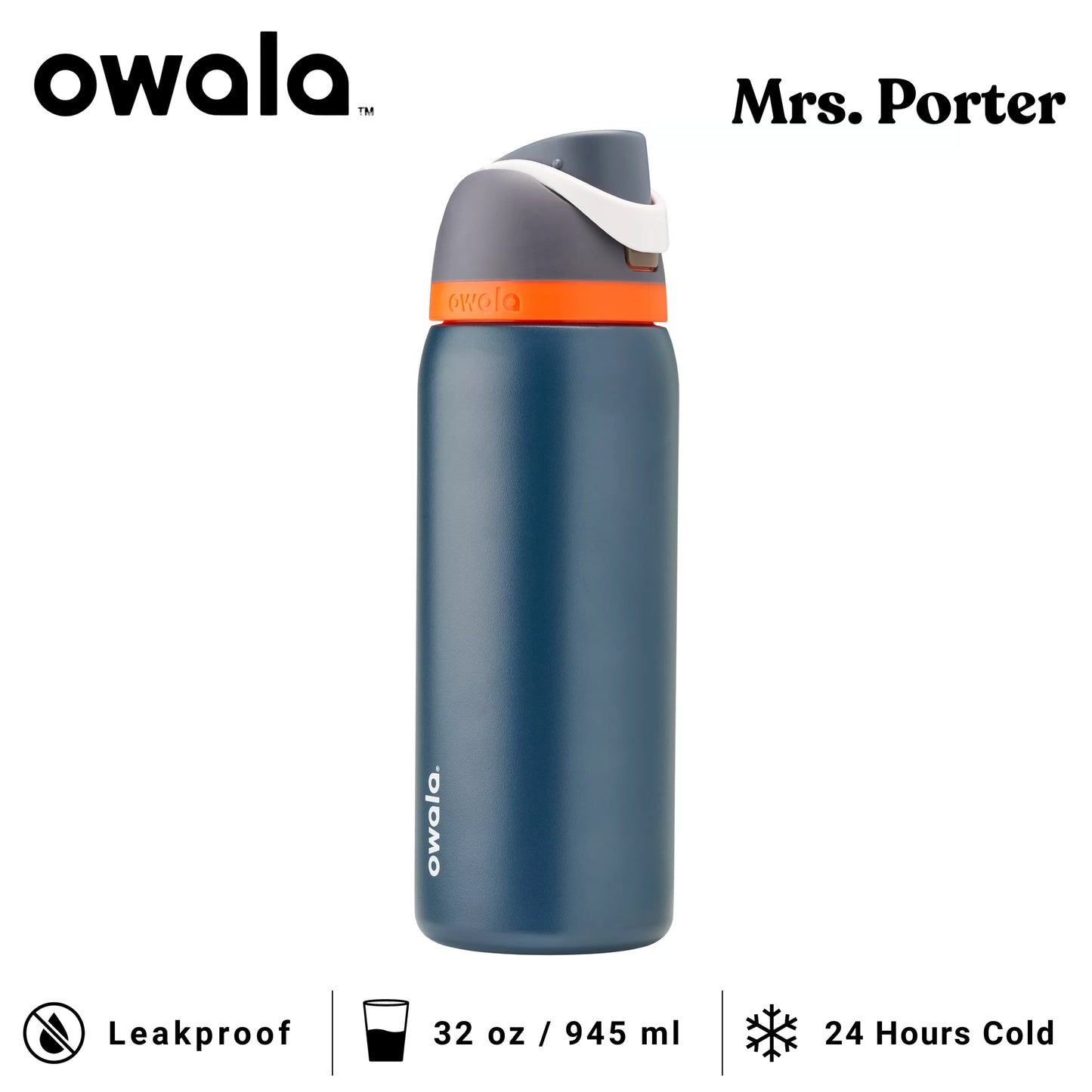 Owala FreeSip™ 32-Ounce (945ml) Insulated Stainless-Steel Water Bottle