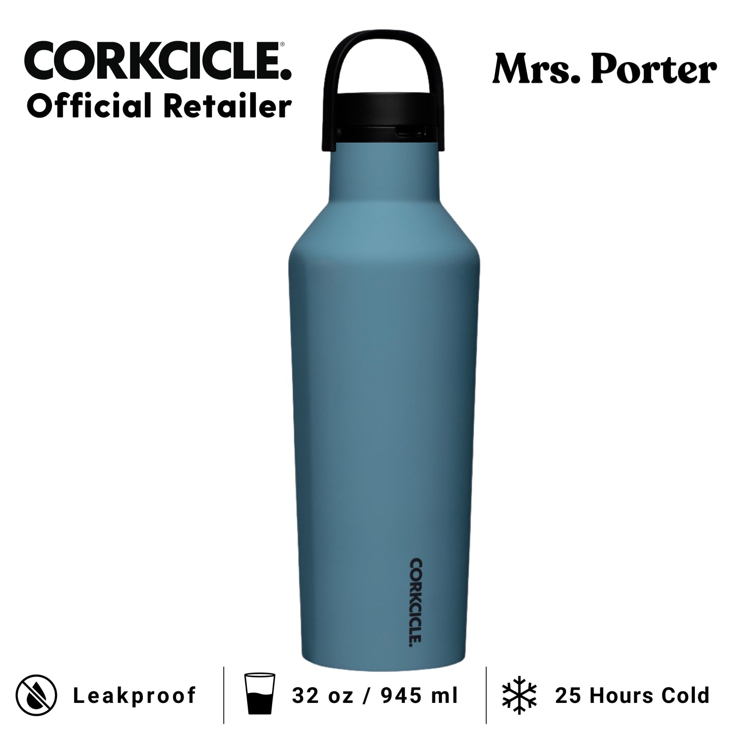 CORKCICLE® Sport Canteen 32oz Water Bottle