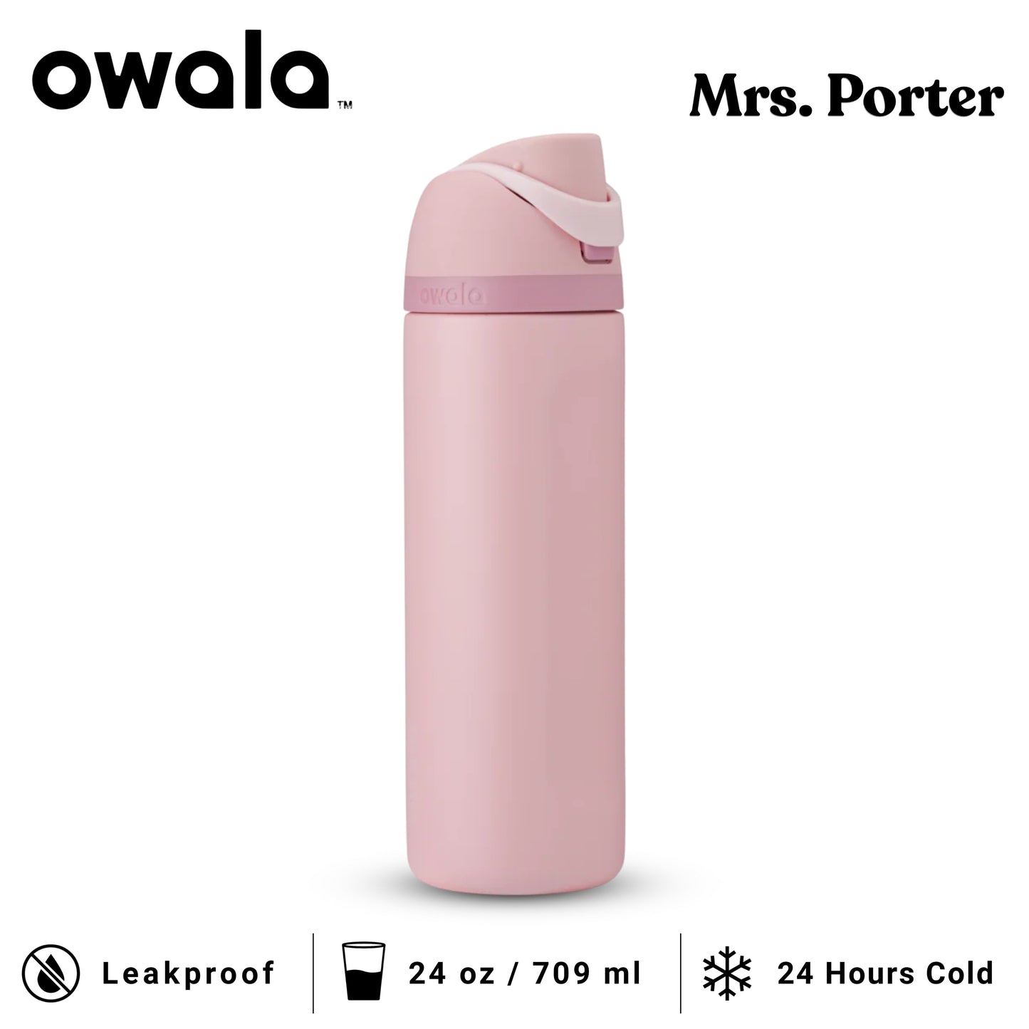 Owala FreeSip™ 24-Ounce (709ml) Insulated Stainless-Steel Water Bottle