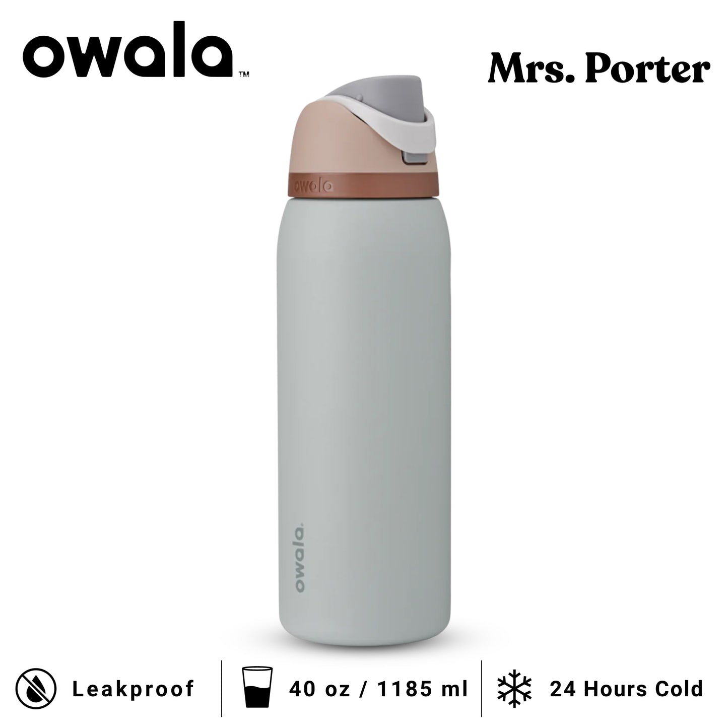 Owala FreeSip™ 40oz (1183ml) Insulated Stainless-Steel Water Bottle