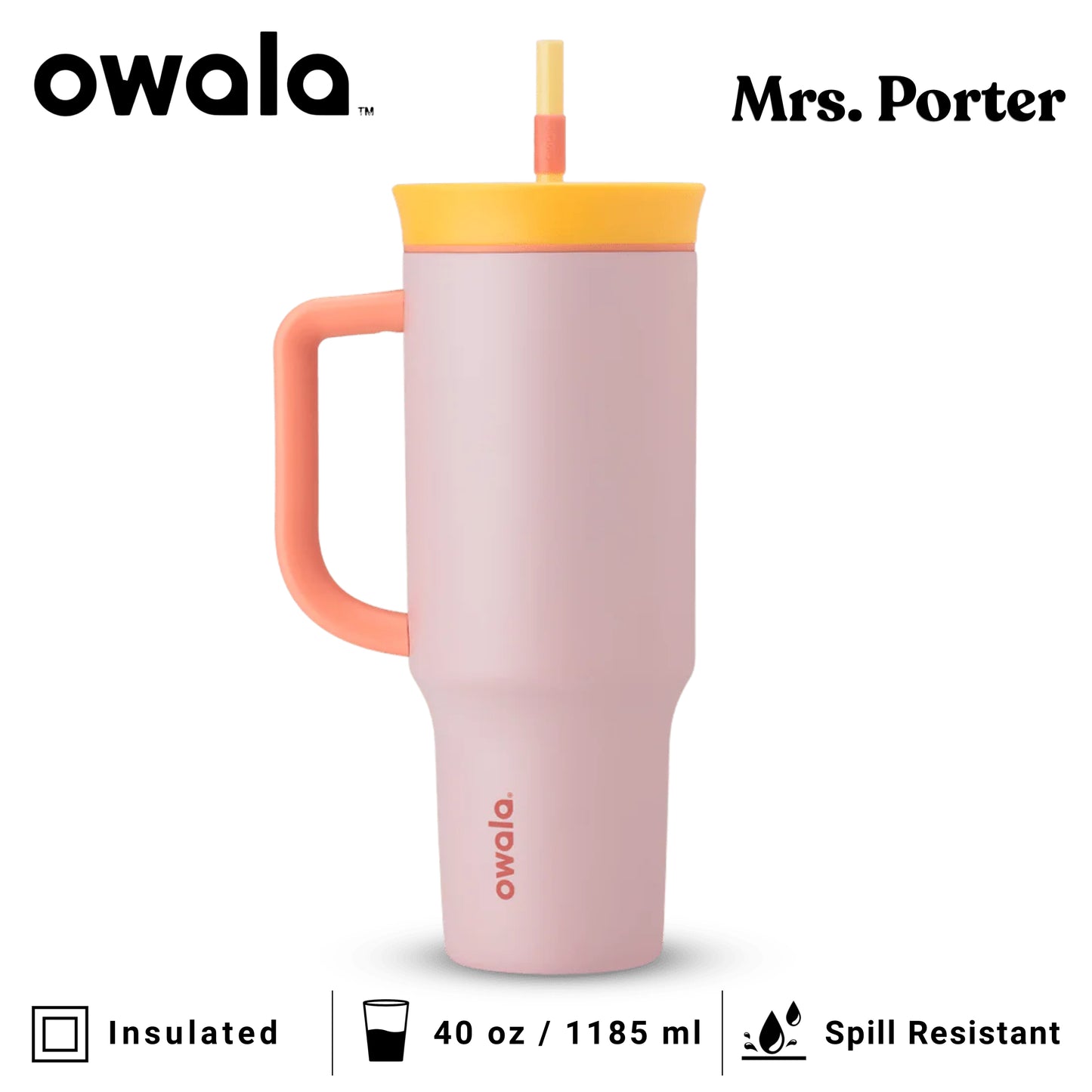 Owala 40oz (1182ml) Tumbler (Stainless Steel)