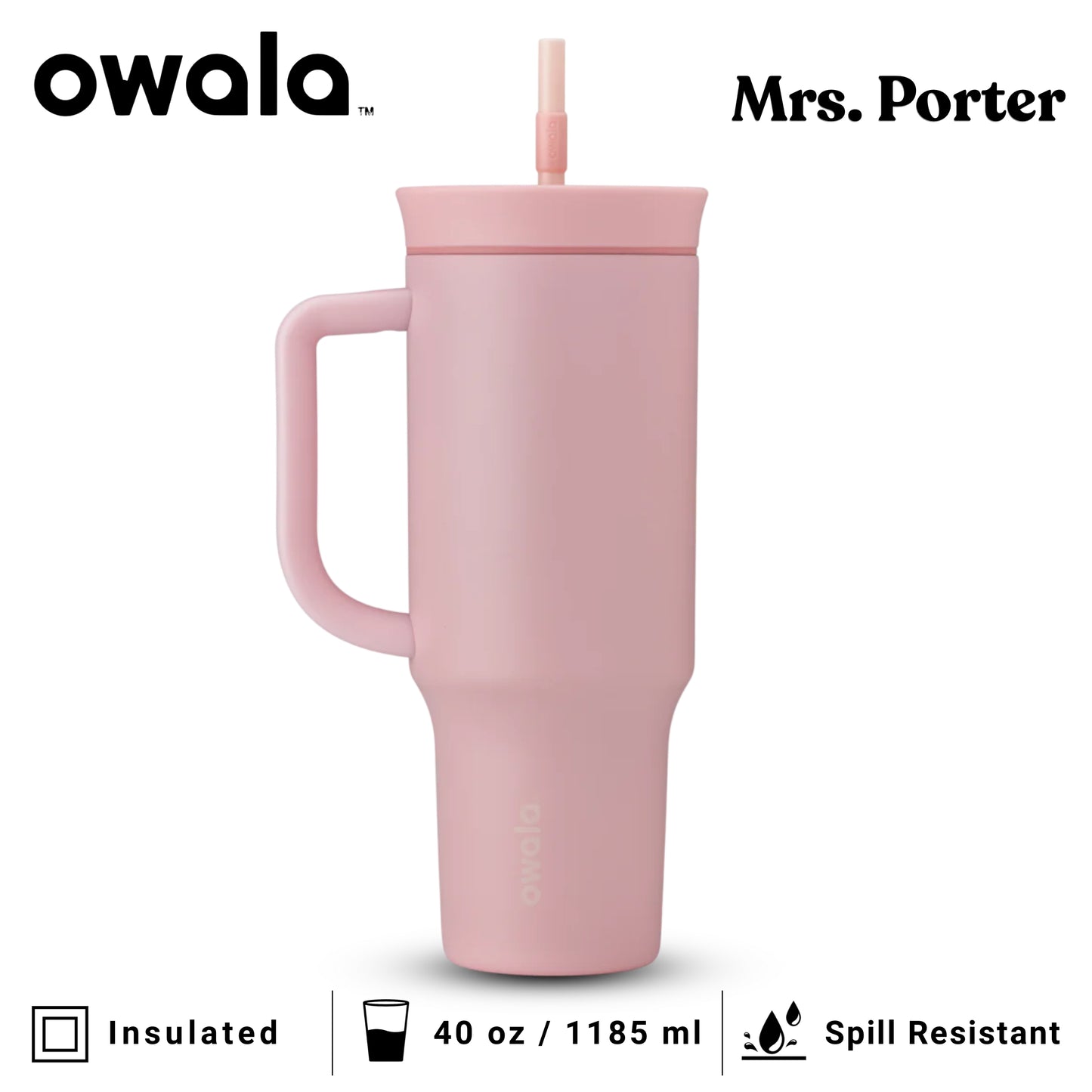 Owala 40oz (1182ml) Tumbler (Stainless Steel)