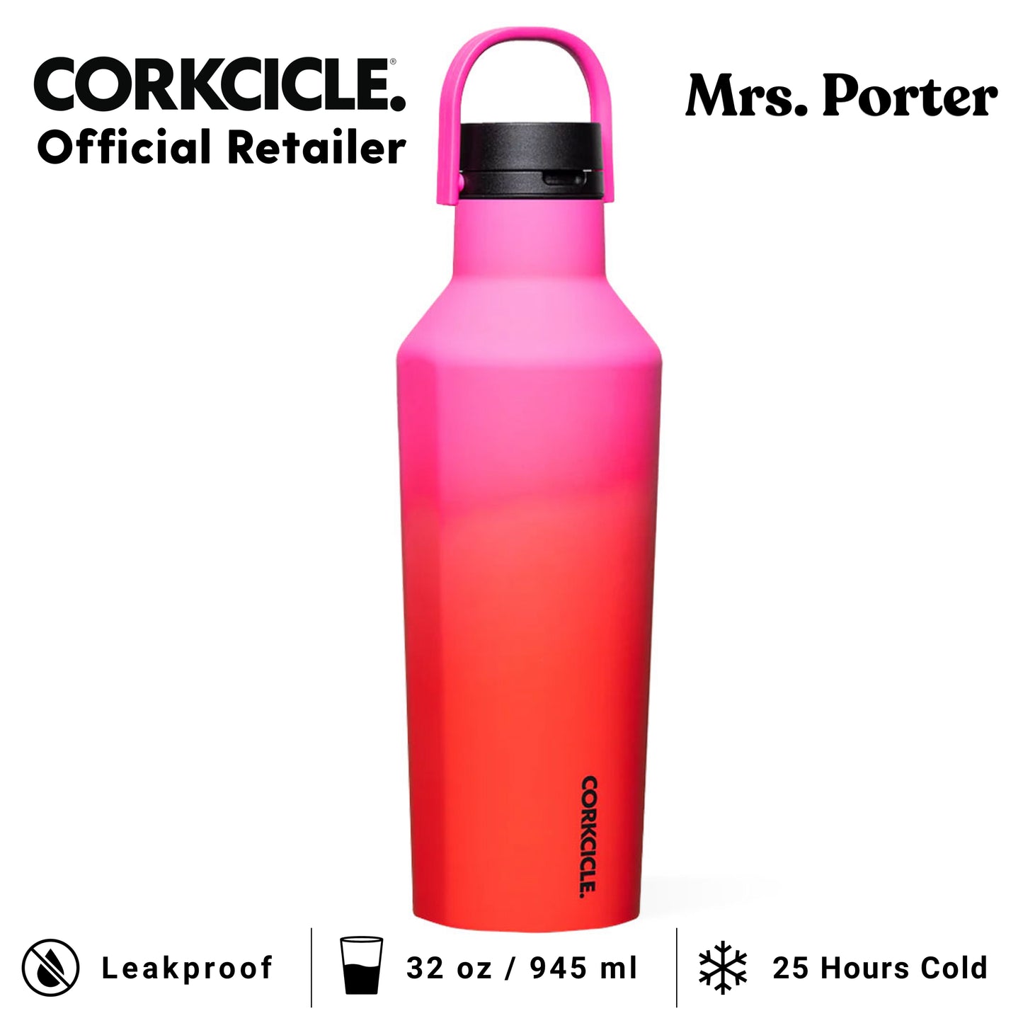 CORKCICLE® Sport Canteen 32oz Water Bottle