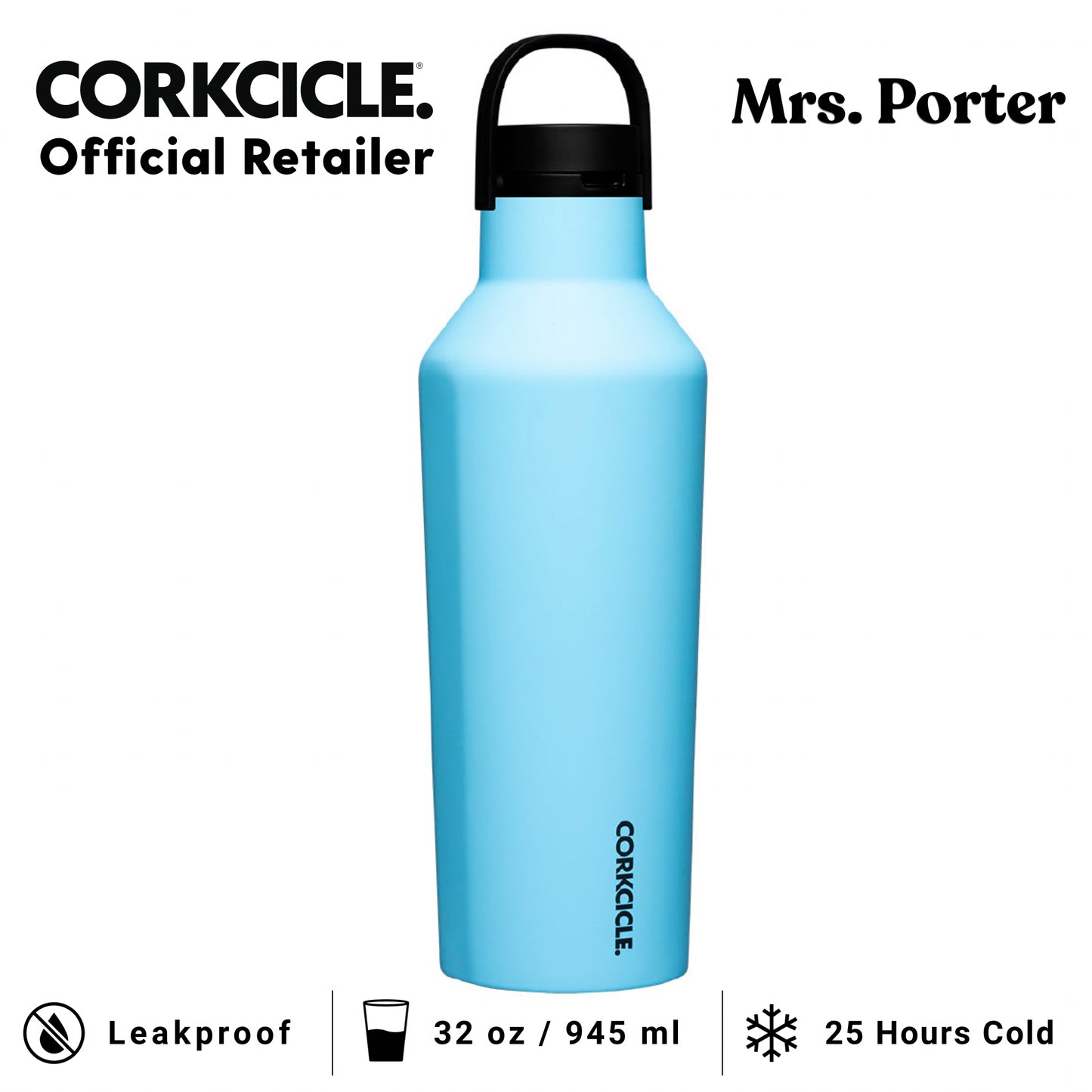 CORKCICLE® Sport Canteen 32oz Water Bottle