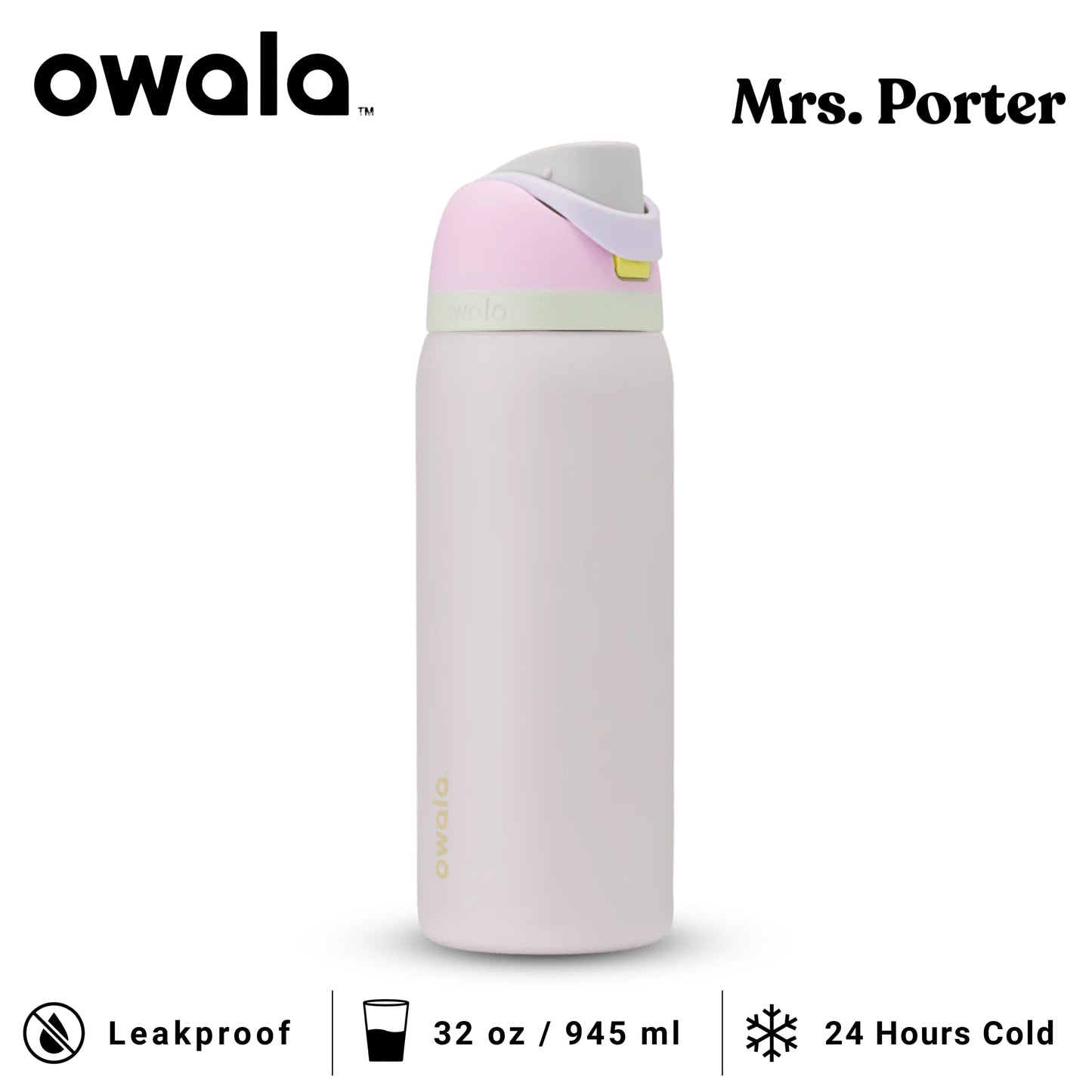 Owala FreeSip™ 32-Ounce (945ml) Insulated Stainless-Steel Water Bottle