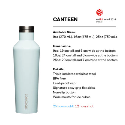 CORKCICLE® Canteen 16oz Stainless Water Bottles