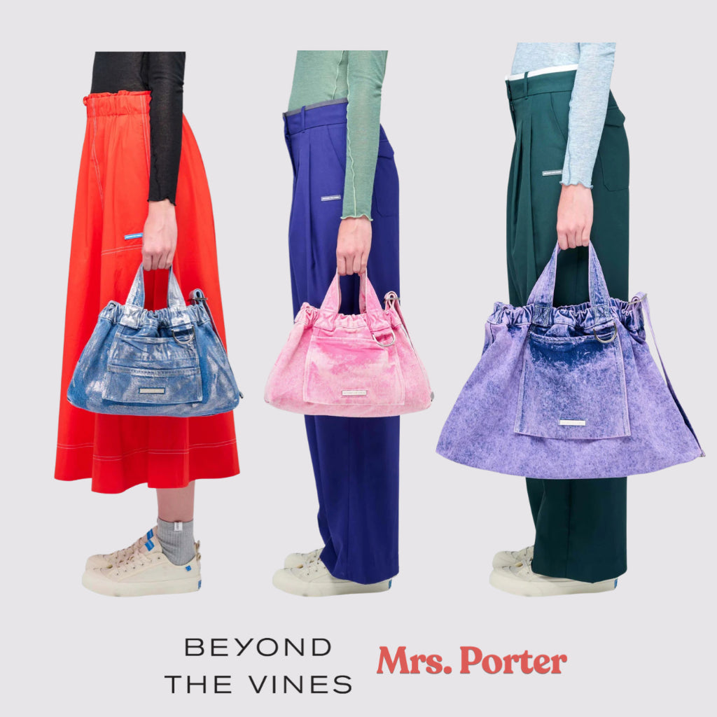 Beyond The Vines BTV Denim Dumpling Bag