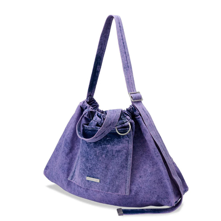 Beyond The Vines BTV Denim Dumpling Bag