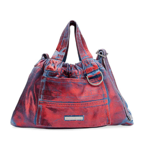 Beyond The Vines BTV Denim Dumpling Bag