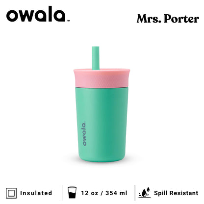 Owala Kids' 12oz (354ml) Insulated Stainless Steel Tumbler