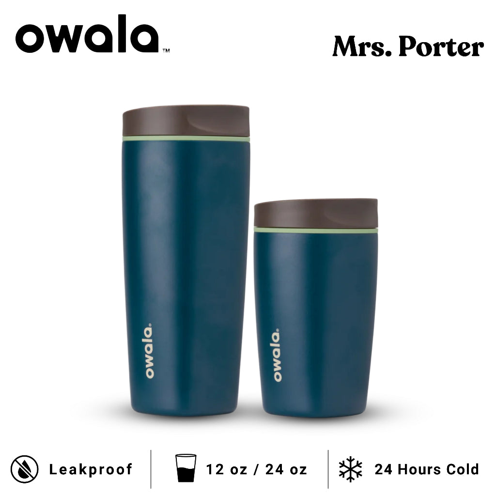 Owala SmoothSip Slider 12oz 20oz Insulated Stainless Steel Tumbler