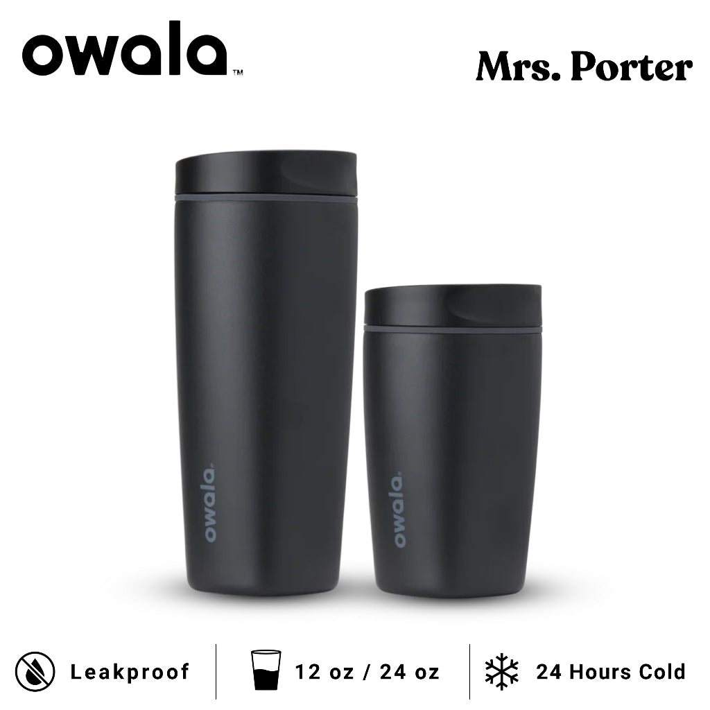 Owala SmoothSip Slider 12oz 20oz Insulated Stainless Steel Tumbler