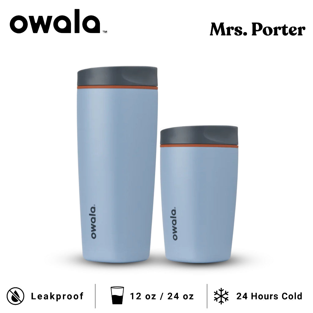 Owala SmoothSip Slider 12oz 20oz Insulated Stainless Steel Tumbler