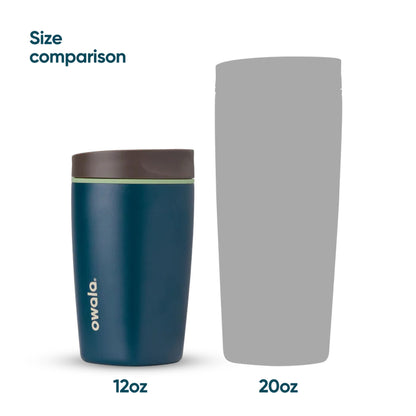 Owala SmoothSip Slider 12oz 20oz Insulated Stainless Steel Tumbler